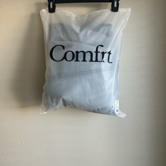 Comfit Gray Zip-Up Hoodie light blue Size Medium Very oversized unisex - Picture 7 of 7